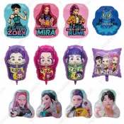 KPOP 獵魔女團 Mira Zoey Rumi 鋁箔氣球 沙加男孩老虎derpy生日派對氣球裝飾
