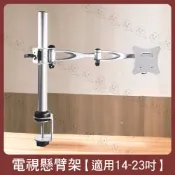 【魔音傳腦】螢幕桌上型夾架 螢幕掛架 伸縮電視架 手臂掛 固定架【通用14-23吋】