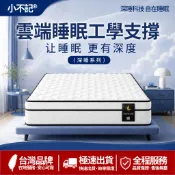 小不記 25cm加厚獨立筒床墊 記憶棉舒適回彈 軟硬適中穩定支撐 透氣防蟎 靜音抗干擾 單人雙人加大 免運 快速到貨