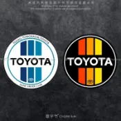 🚗靜電貼 日系改裝原廠車貼紙豐田jdm個性防水前擋風玻璃靜電貼側窗裝飾貼 汽車貼紙 改裝貼紙 前檔貼 後檔貼 吸附貼
