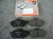 正義大利製造FERODO DS2500煞車來令片FCP775H...AUDI 80 100 COUPE福斯CORRADO G60/PASSAT GOLF MK2/3/4 VENTO前輪專用