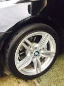 正bmw f10 19吋m版前後配鋁圈 後9 et44  單顆6800
