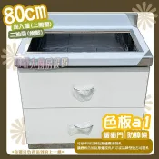 ★翔新大廚房設備★全新【A1,80崁入式爐檯,上開關+二抽屜流理台】80cm崁爐不鏽鋼崁入爐櫥櫃瓦斯爐台收納置物櫃台灣製