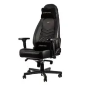米特3C數位 【享最高折300】Noblechairs 皇家ICON系列電競超跑椅/真皮尊爵款/黑