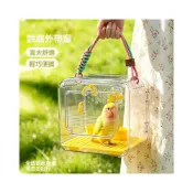 (店+)鹦鹉外帶籠便捷外出籠外帶包虎皮牡丹專用觀賞戶外鳥手提籠子 404