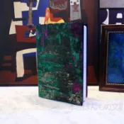 【本物研究所🎨】✨臺灣-出貨✨正韓 韓系 a5書衣鬼馬黑暗風布書套原創設計精緻彩色花紋可調節手工書套 禮物 裝飾 文