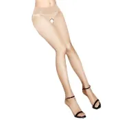 【sexbaby99】360度無縫腳尖透明開襠絲襪-膚色(襪子_絲襪_情趣絲襪_褲襪_大腿襪_開襠絲襪_吊襪帶)