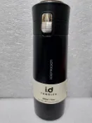 LOCK&LOCK 樂扣樂扣馬卡龍陶瓷彈跳保溫瓶 380ml 黑色