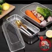 【廚房用具】不銹鋼筷子籃瀝水消毒筷子盒筷子筒刀子叉筷子餐具消毒籃沖孔網籃【宜家良品百貨】