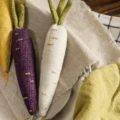 純手縫 白蘿蔔 White radish 好彩頭 / 開運布偶 / 居家擺飾