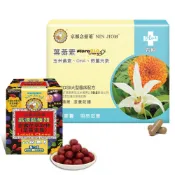 【京都念慈菴】葉黃素晶亮入門組(石斛葉黃素膠囊*1+晶漾藍莓雙層軟糖*1)