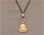 玉見真實 越南沙金-金錢桶 仿真項鍊 沙金項鍊 鍍金 結婚金飾 純金吊墜 仿黃金飾品久不掉色PCSGNL016