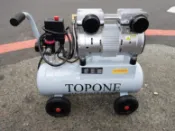 含稅【新宇電動五金行】正廠 TOPONE 2HP 10L 雙汽缸 無油式空壓機 超靜音空壓 ！太好康了！(特價)