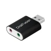 (店+)【伽利略】USB2.0 鋁殼音效卡 黑