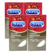 【生活市集】【DUREX 杜蕾斯】杜蕾斯超薄保險套 4盒組