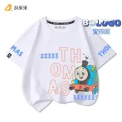 湯瑪士小火車衣服 thomas短袖t恤 兒童上衣 男女童夏季薄款短袖純棉潮