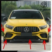 【品質保障】適用於Benz賓士A系列 W177 A45 AMG 前保桿前風刀 空力套件風刀 外飾改裝