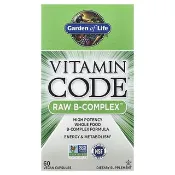 【iHerb】生命花園, Vitamin Code，RAW B 族維生素，60 粒全素膠囊