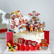 ❤可急單請聊聊❤療癒語過天晴🌞【寶寶系列&週歲/抓週/舞龍舞獅/茁壯成長】客製化蛋糕裝飾/暢銷/DIY材料/生日蛋糕必備