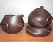 陶坊 紫砂壺組 圓融自在 名家壺鄧丁壽專利造型壺 紫砂壺 泡茶茶壺 茶壺 古逸壺 底流式出水專利 茶具餽贈禮品