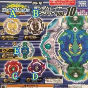 [現貨]T-ARTS 戰鬥陀螺BG10 爆裂超Z 扭蛋  BG10 結晶輪盤一套全5種