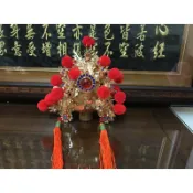 【靜福緣】精品合金製『武盔』 佛冠帝冠神明帽神冠神帽 關聖帝君 其他尺寸可詢問