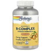 【iHerb】Solaray, High Potency Vitamin B - 復合維生素 C，天然橙味，50 片咀嚼片