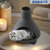 Aroma meditation gift多功能聖木支架香薰爐陶瓷燃燒器【嘉嘉優選百貨】