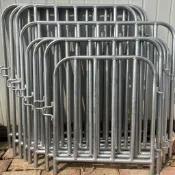 【下殺】【定金】庭院小鐵門鐵門單門養殖場專用門鍍鋅鋼管支持定做鍍鋅鋼管加厚