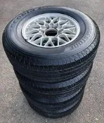 A好貨~6孔139.7 ISUZU美製原廠鋁圈+胎245/70R16 Isuzu 遊騎兵TROOPER,陸地龍Rodeo