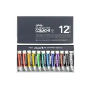 筆殿 日本 HOLBEIN 好賓 HGC專家級 不透明水彩 5ml (12色)