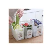 (店+)冰箱收納盒 冰箱收納 收納盒 冷凍庫收納盒 冰箱整理籃 置物盒 冰箱整理盒 軟質整理籃 收納籃