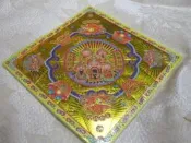 《小勳手作坊》Q版五路財神燙金紙 金紙紙藝紙紮紙扎(金紙類商品無法累計滿千免運優惠)