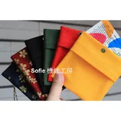 Sofie 機縫工房【素面黃 紅 綠 黑色 金色櫻花】分層符袋 大尺寸香火袋 平安符袋 項鍊符袋 大符袋 加大福袋 手工