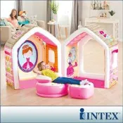 【INTEX】公主遊戲小屋/充氣小屋-附充氣椅組 (48635) 小女孩最愛 禮物 生日禮物