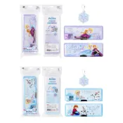 (店+)迪士尼冰雪奇緣公主多功能閃閃女孩鉛筆盒橡皮套組YZ320067/YZ320066