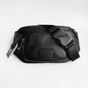 美國百分百【全新真品】Coach 腰包 C2716 經典款 教練包 側背包 素雅 簡約 黑色 皮革 BP64