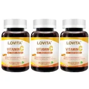 【LOVITA 愛維他】長效緩釋型維生素C 1000mg  3入組(共180顆)