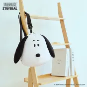 STAYREAL x PEANUTS 史努比絨毛玩偶後背包