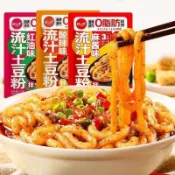 【桃園發貨】田小花肥汁土豆粉 0脂肪粉餅 速食紅油味麻醬包 酸辣味 土豆粉 流汁寬粉 帶調料包土豆粉 宿舍美食