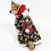 貝果貝果 日本 Pet Paradise 新春慶新年舞龍舞獅保暖披肩  [D2422] 3S