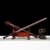 【精品收藏】高錳鋼大越王劍龍泉劍金屬裝飾寶劍春秋秦王漢劍長劍冷兵器未開刃