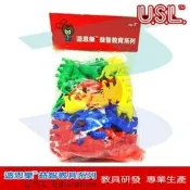 【小瓶子的雜貨小舖】USL遊思樂教具 動物模型 (40pcs) F1002E01 認知模型