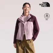 The North Face北面女款粉色DRYVENT防水連帽衝鋒衣｜8J6X0DA