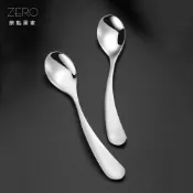 ZERO原點居家 316不鏽鋼 兒童學習湯匙 幼兒學習湯匙 彎彎湯匙 副食品湯匙 學習匙 兒童匙 學齡前 寶寶湯匙