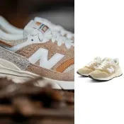 【NEW BALANCE】997 女款 復古 慢跑鞋 休閒鞋 走路鞋(U997RMB 奶茶 白 休閒穿搭)