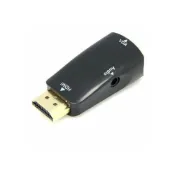 (店+)迷你HDMI公轉VGA母 1080p高清轉接頭HDMI轉VGA頭 小米小七安博千尋盒子轉接頭