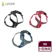 蝦幣回饋【ppark 寵物工園】AirFit H型胸背帶-XS 深/黑/紅(送拉繩) 毛貓寵