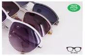 【My Eyes 瞳言瞳語】Laura Ashley 歐風華麗品牌 金屬眉框太陽眼鏡 小臉型佳 亞洲鼻托 (809)