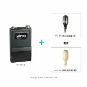 悅適影音教學導覽用品 MT-103a MIPRO 原廠VHF佩戴式發射器+MU-55L/MU-55LS 原廠領夾式麥克風(二選一)